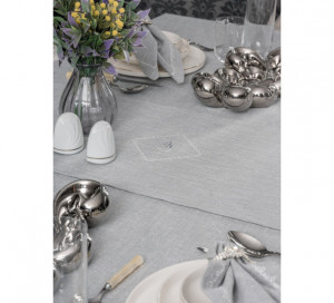 Fata de Masa Linen Pera Gri, 172x240 cm - Img 2