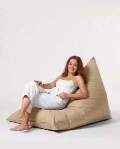 Fotoliu de Grădină tip Bean Bag Model Pyramid, Mink - Img 7