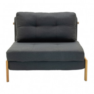 Fotoliu Extensibil Fancy de culoare antracit 96x92x70cm - Img 3