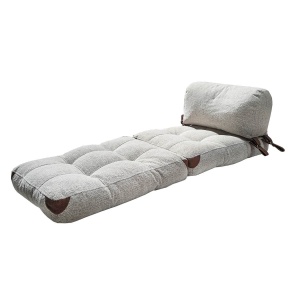 Fotoliu extensibil Fold Gri 160x80x70 cm - Img 2
