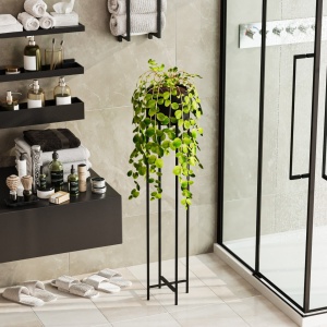 Ghiveci decorativ GED Negru 23x108x23 cm - Img 3