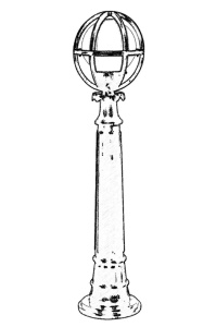 Lampadar de exterior M8BOP Alb 90x20 cm - Img 2