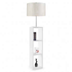 Lampadar PWL-1100, E27 alb-argintiu, 38x150 cm