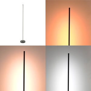 Lampadar Topelia, negru, 20x140 cm - Img 2