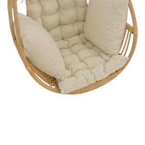 Leagan de Gradina Model Jorg, Natural/Crem, 80x59x105 cm - Img 5