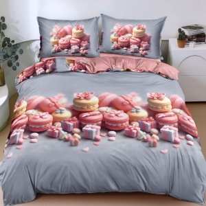Lenjerie Bumbac Satinat 4 Piese Frostella