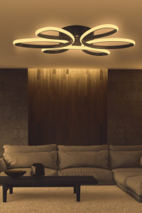 Lustra Berenices Black-Yellow Light Negru - Img 1