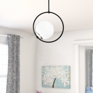 Lustra Dolunay - 3901 Negru Alb - Img 1