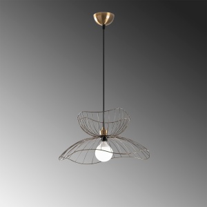 Lustra Farac Caramiziu 50x50x121 cm - Img 5