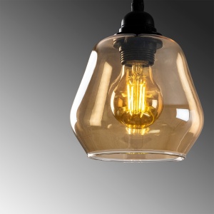 Lustra Gold Auriu 15x15x110 cm - Img 7