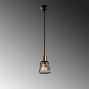 Lustra Kemtel Negru 16x16x29 cm - Img 3