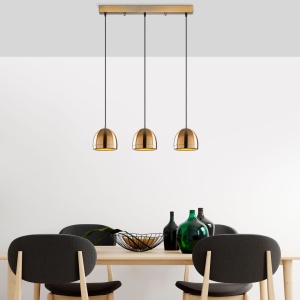 Lustra Mugo Caramiziu 62x17x110 cm - Img 1