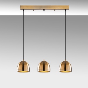 Lustra Mugo Caramiziu 62x17x110 cm - Img 3