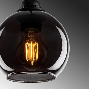 Lustra Smoked Gri 15x15x114 cm - Img 8