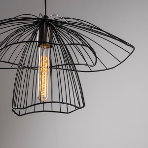 Lustra Tel Negru 123x50 cm - Img 6