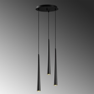Lustra Uğur Negru 33x30x135 cm - Img 4