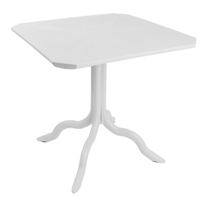 Masa de Gradina Model Icon, Alb, 80x80x74.5 cm - Img 1