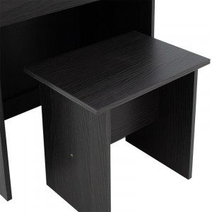 Masa de toaleta cu oglinda Model Ryleigh, 60x40.5x151 cm, Wenge - Img 5