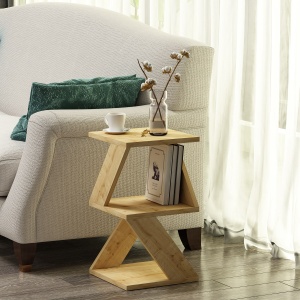Masă laterală Model Albeni, Stejar Safir - Img 2