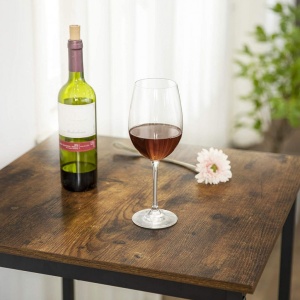Masa Model Rosemary, 60x60x90 cm, Maro Rustic/Negru - Img 5