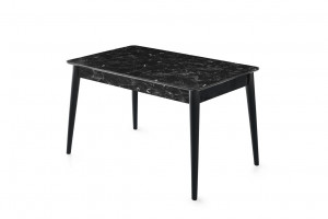 Masa Model Stetson, 130x80x75 cm, Negru marmorat - Img 3