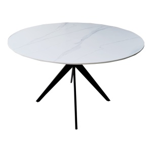 Masă Orbital, alb/negru, 120x76 cm - Img 3