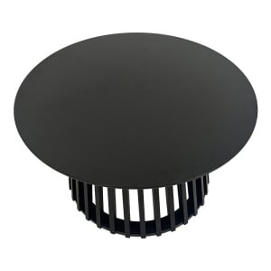 Măsuță de cafea Domonic, negru, 80x80x45 cm - Img 3