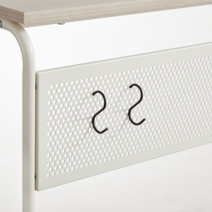 Masuta laterala C- Shape cu roti, 55x32x65cm - Img 6