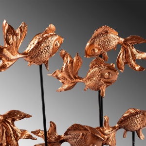 Obiect decorativ GOLDFISH Maro 42x28x10 cm - Img 6