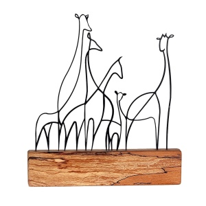 Obiect decorativ M Negru 30x35x3.5 cm - Img 4
