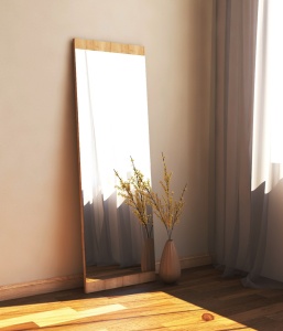 Oglindă de perete Azus Natural 40x120x2.2 cm - Img 2