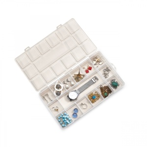 Organizator bijuterii Model Beckett, Transparent, 26x15x3.5 cm - Img 3