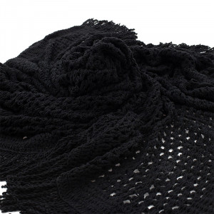 Parasolar Roof macrame negru 4x4m - Img 5