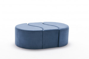 Pouf Alya, Albastru - Img 3