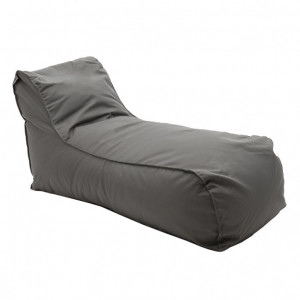 Puf Bean Bag Impermeabil Lara Gri Inchis - Img 1