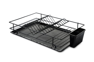 Raft pentru scurgere vesela SM001 Negru 47x31x11 cm - Img 2
