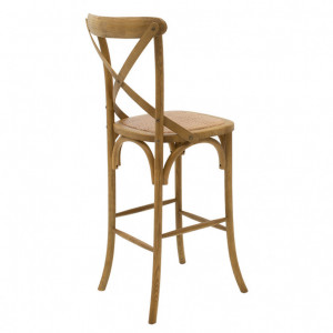 Scaun bar Model Reid, Nuc, 45x52x116 cm - Img 2