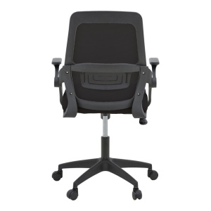 Scaun birou Model Reji, Negru, 58x60x99 cm - Img 5