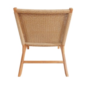 Scaun cu Brate Model Crosy, Natur, 71x81x75 cm - Img 5