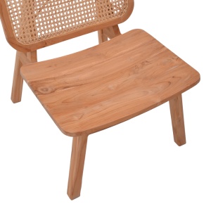 Scaun cu Brate Model Viborg, Natur, 60x75x87 cm - Img 7