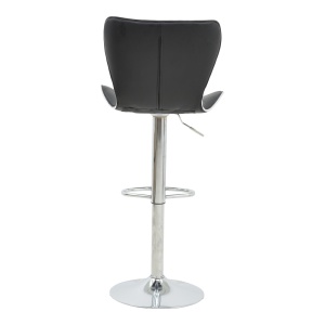Scaun de bar Jorine, negru, 53x44x114 cm - Img 6
