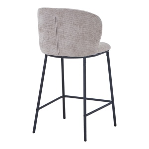 Scaun de bar Karg, bej, 49x46x93 cm - Img 2