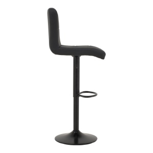 Scaun de bar Remina V1, negru, 44x44x112 cm - Img 4
