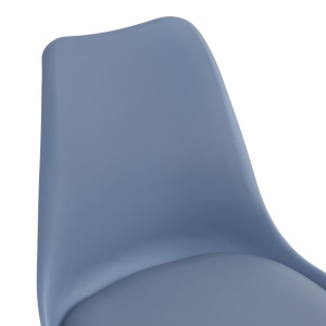 Scaun de birou Gaston II, albastru deschis, 48x57x78-90 cm - Img 6