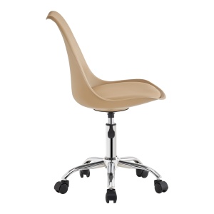 Scaun de birou Gaston II, cappuccino, 48x57x77-90 cm - Img 3