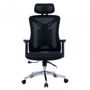 Scaun de birou manager Andrew plasa negru - Img 5