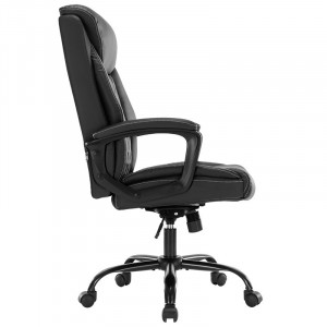 Scaun de birou manager Victory piele ecologica negru - Img 3