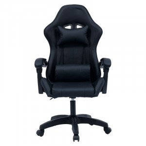 Scaun de gaming William piele ecologica negru - Img 4
