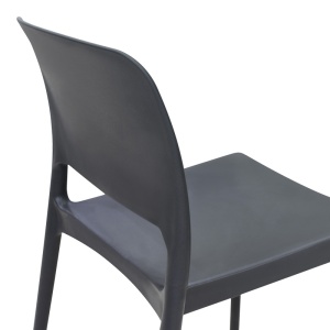 Scaun de Gradina Fenxy, negru, 38x42x77 cm - Img 6