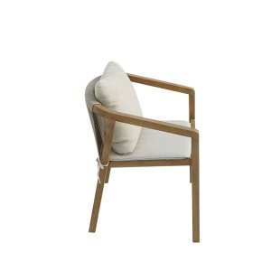 Scaun de Gradina Malibu II, bej, 58x63x74 cm - Img 4